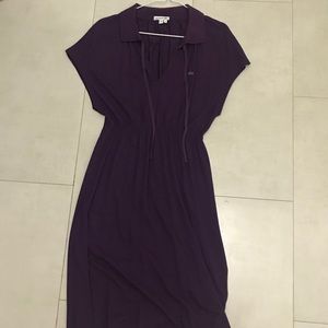 Lacoste purple dress
